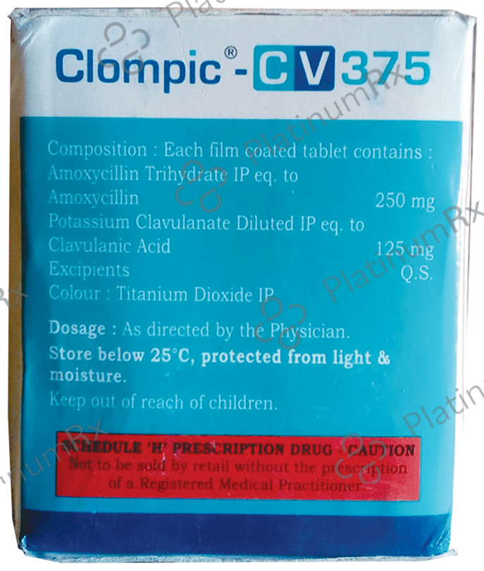 Clompic-CV 375 Tablet