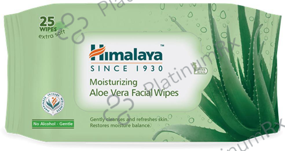 Himalaya Personal Care Moisturizing Aloe Vera Facial Wipes