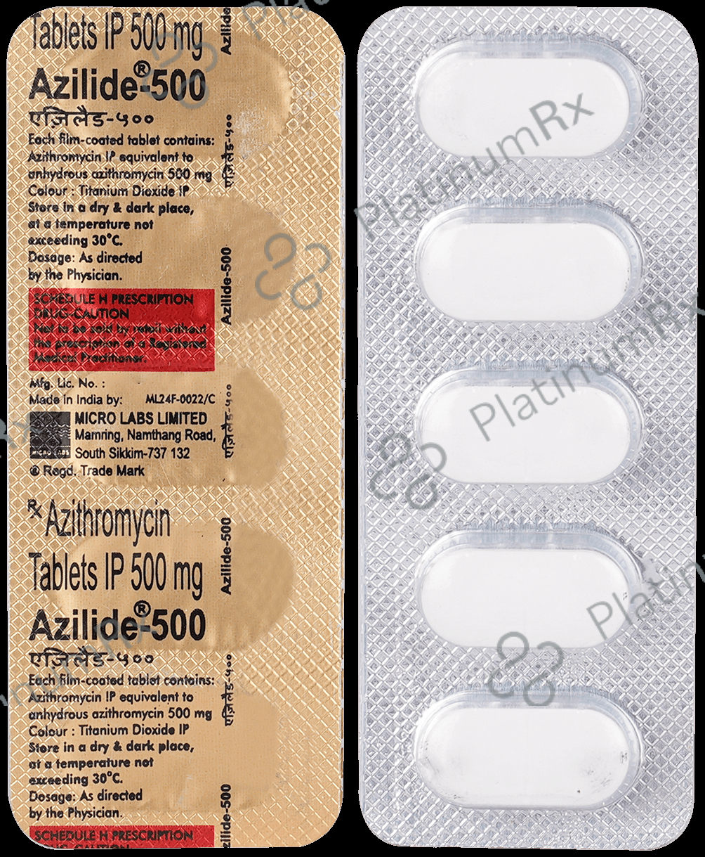 Azilide 500mg Tablet 5s