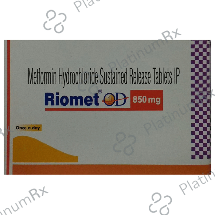 Riomet OD 850mg Tablet SR