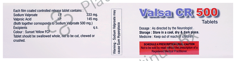 Valsa CR 500 Tablet