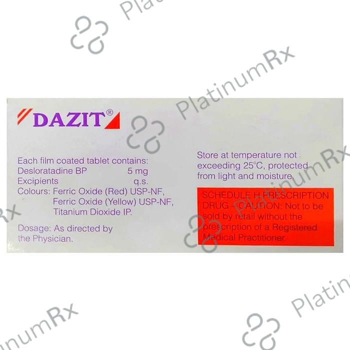 Dazit 5mg Tablet 15s