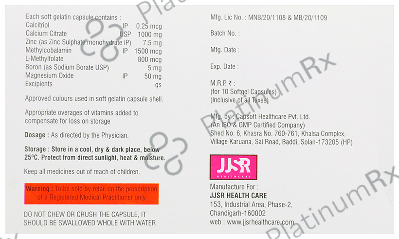 Zilocal Max Softgel Capsule