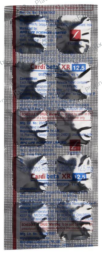 Cardibeta XR 12.5 Tablet