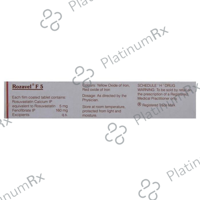 Rozavel F 5/160mg Tablet 10s