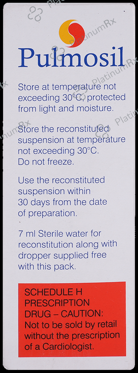 Pulmosil 10mg Oral Suspension 10ml