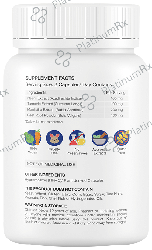 Foresta Organics Blood Detox Vegan Capsule