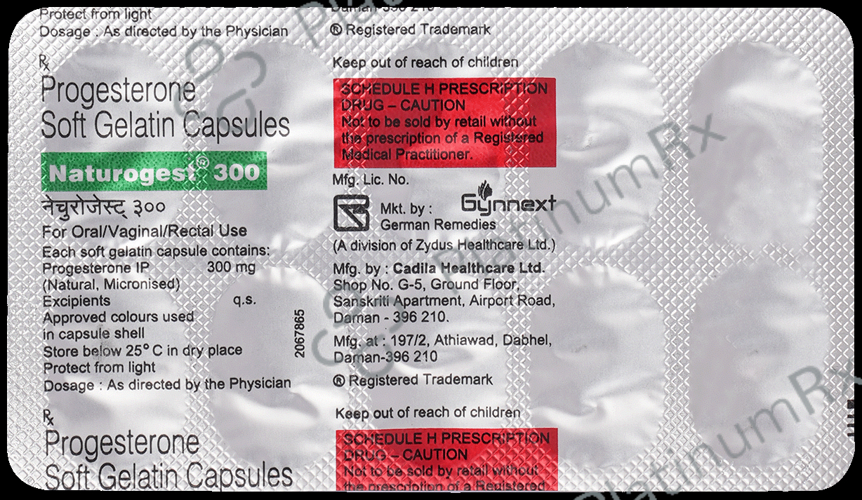 Naturogest 300mg Soft Gelatin Capsule 10s