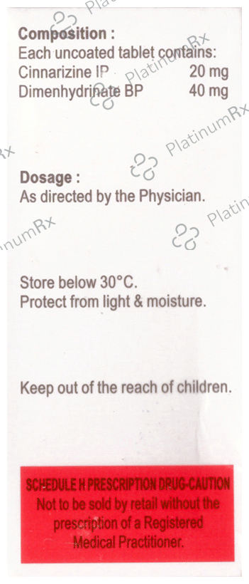 Vertizac 20/40mg Tablet 15s