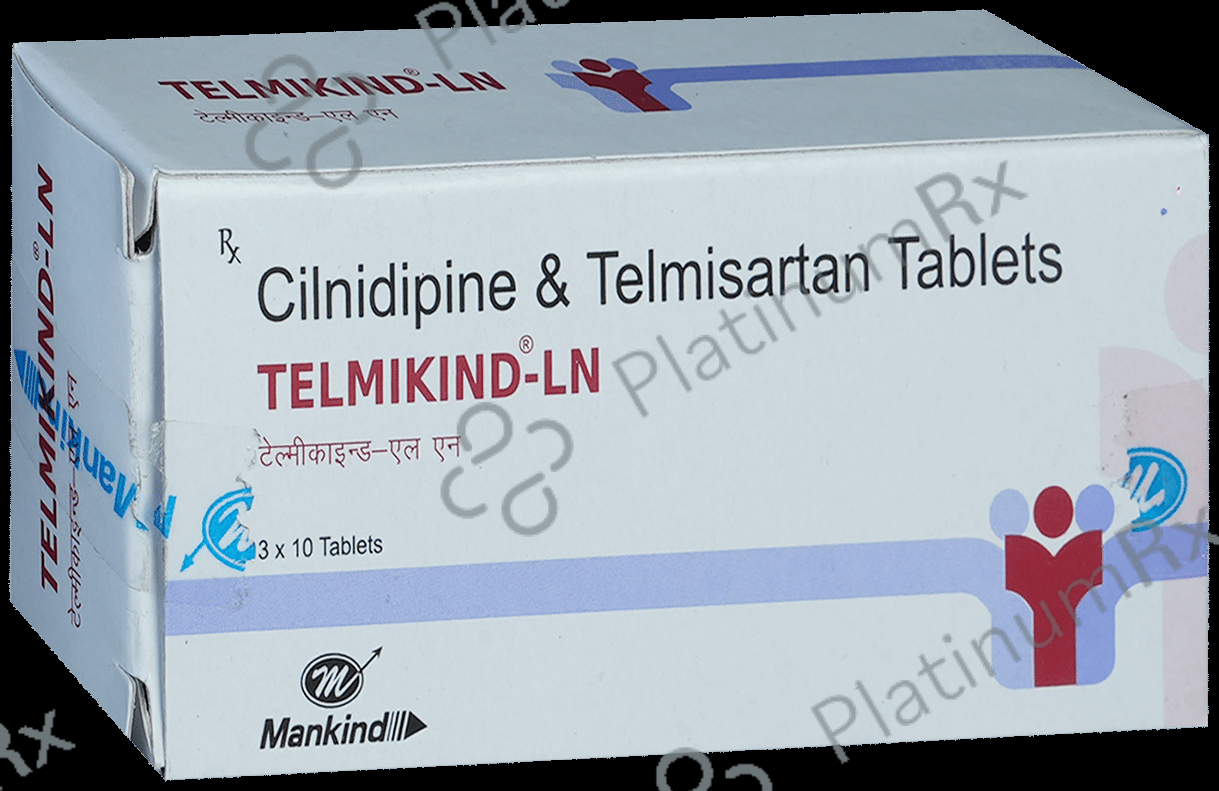 Telmikind LN 40/20mg Tablet 10s