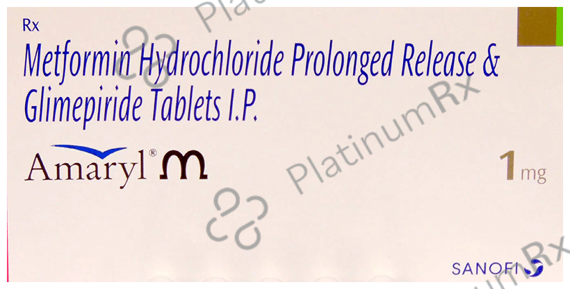 Amaryl M 1 1/500mg Tablet PR 20s