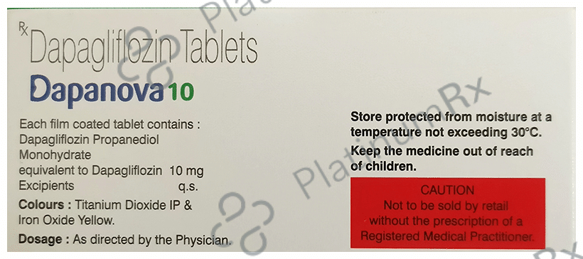 Dapanova 10mg Tablet 15s