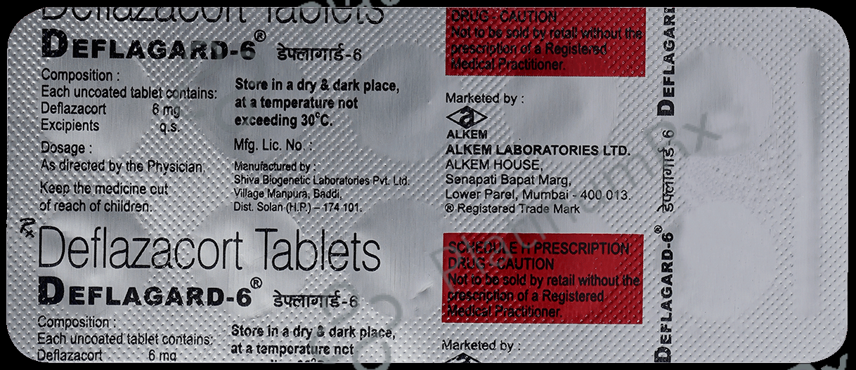 Deflagard 6mg Tablet 10s