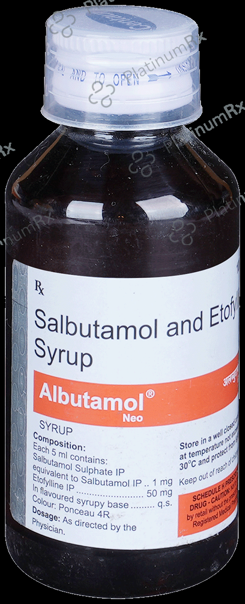 Albutamol Neo 50/1mg Syrup 100ml