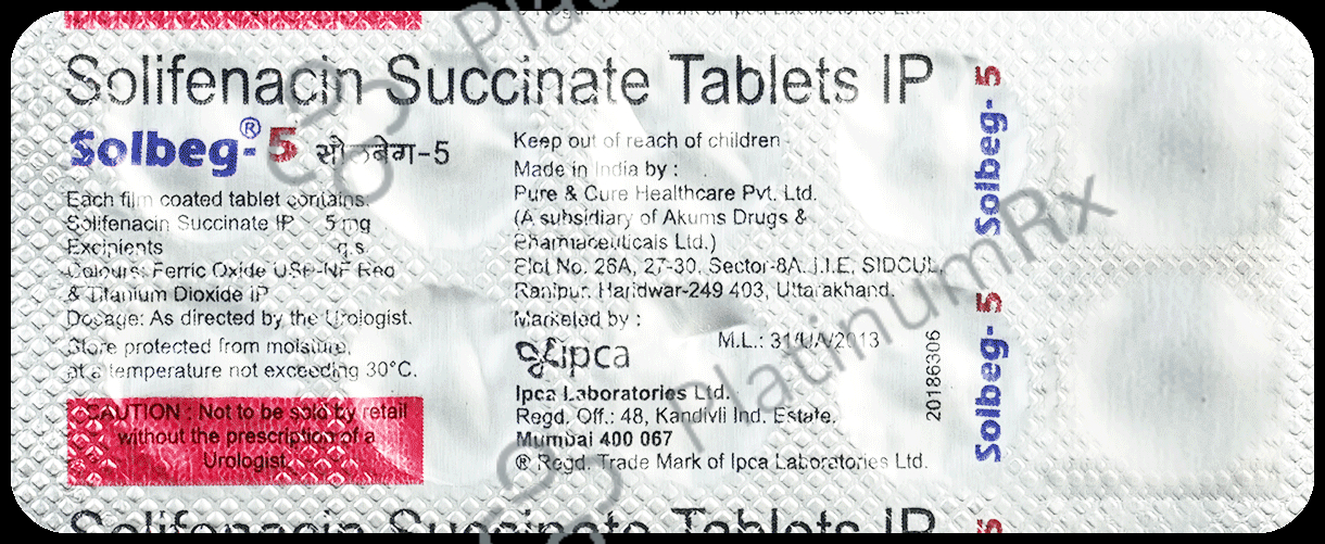Solbeg 5mg Tablet