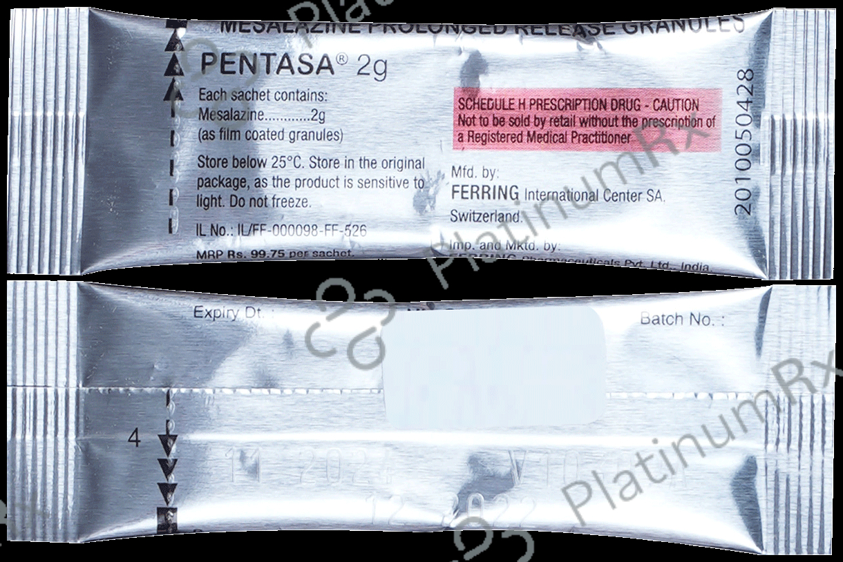 Pentasa PR 2mg Granules 2gm