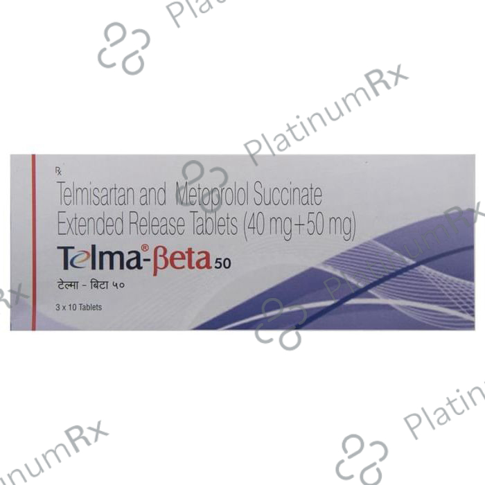 Telma Beta 50/40mg Tablet ER 10s