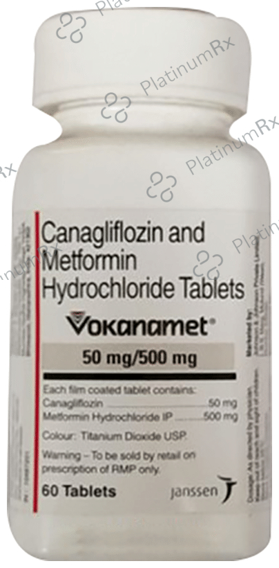 Vokanamet 50mg/1000mg Tablet