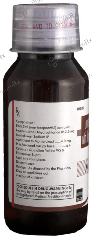 Montral 2.5/4mg Syrup 60ml