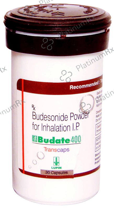 Budate 400mcg Transcaps 30s