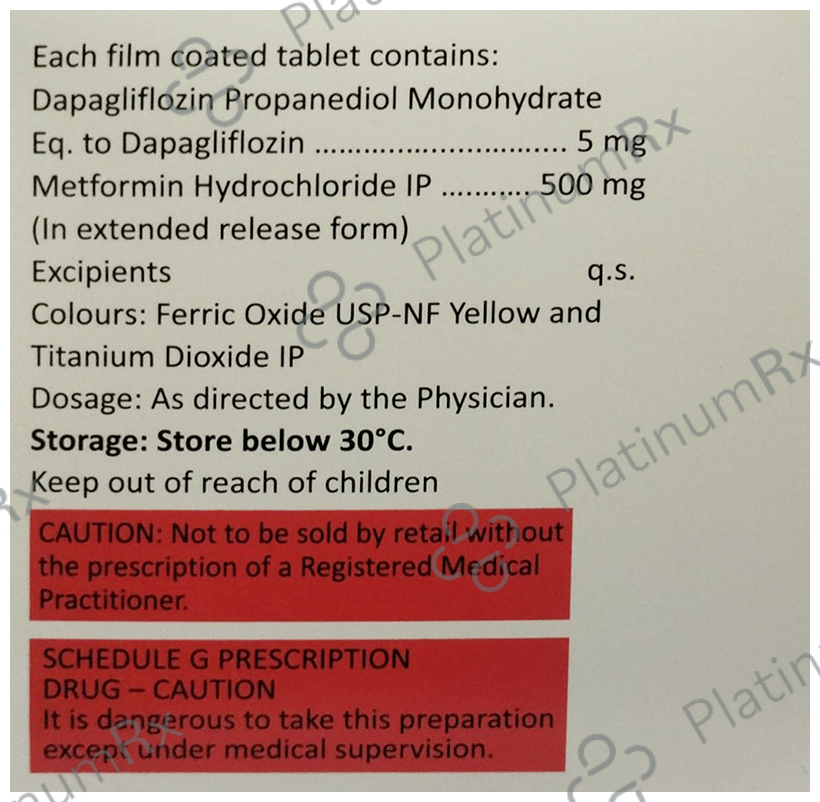 Acedapa M 5/500 Tablet ER