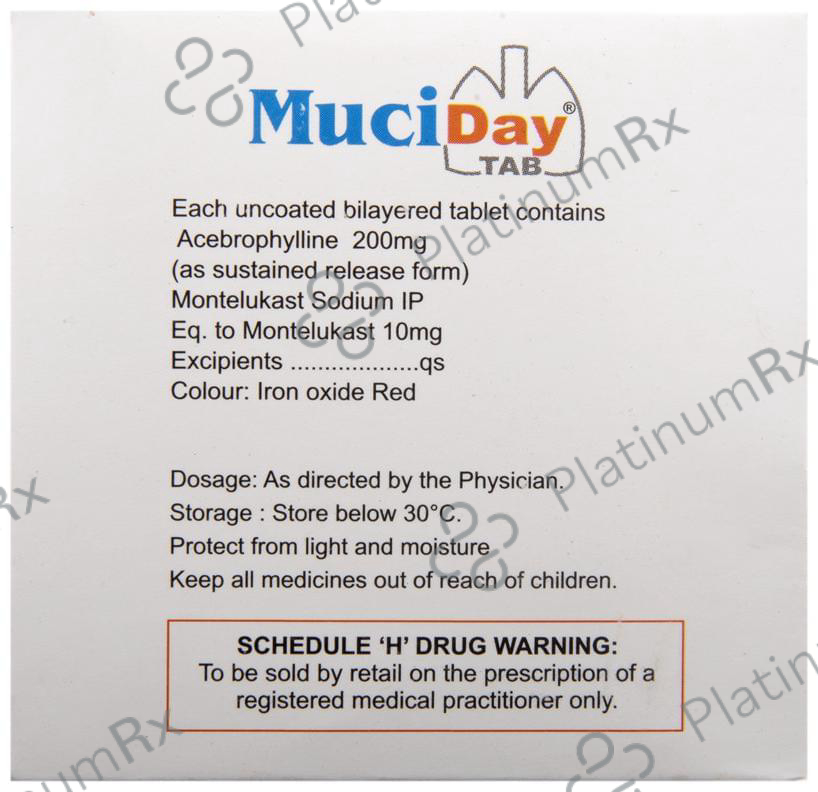 Muciday Tablet SR