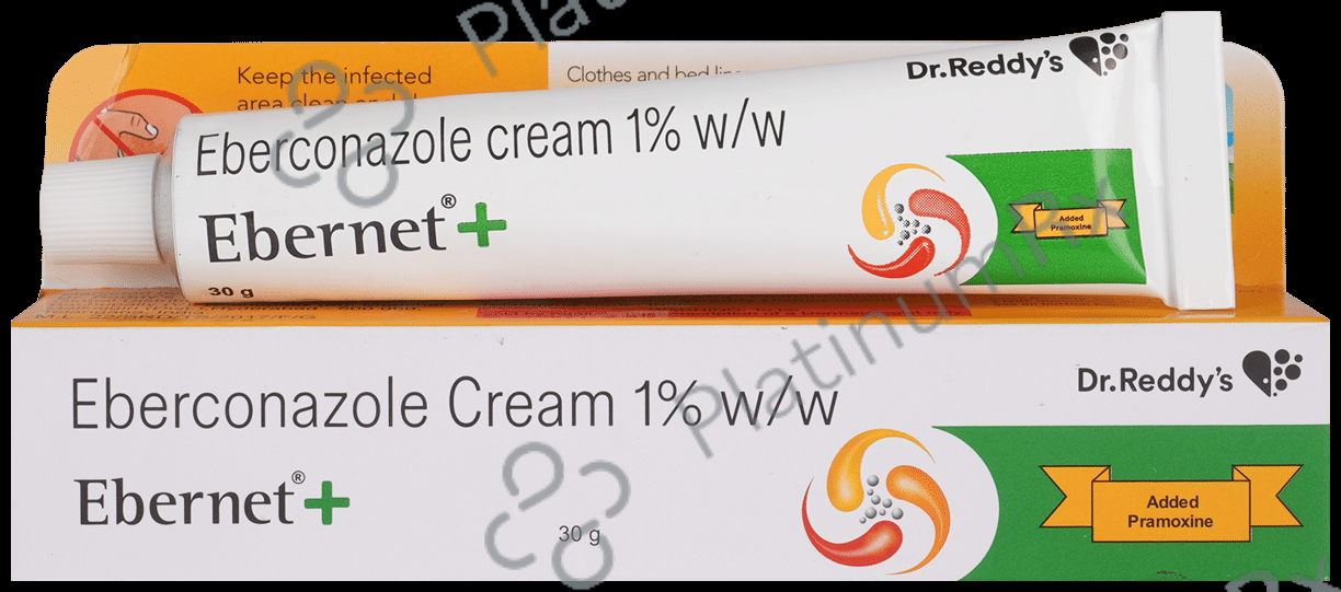 Ebernet Plus 1% Cream 30gm