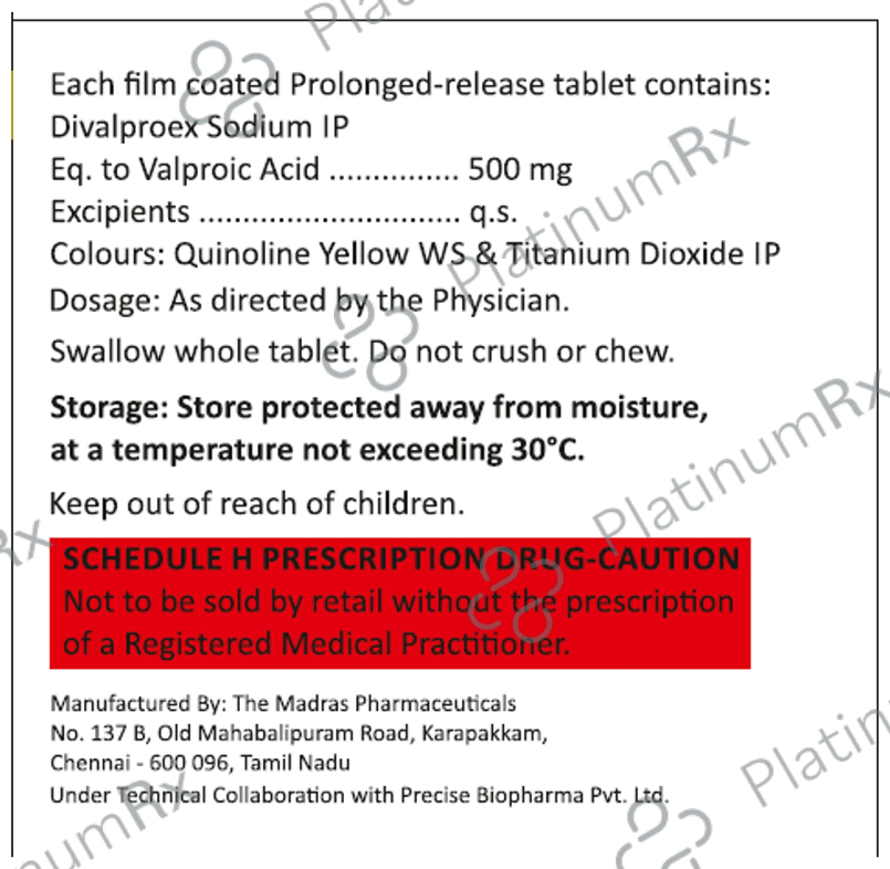 Divagrace 500mg Tablet