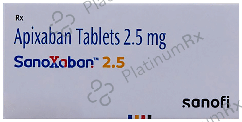 Sanoxaban 2.5mg Tablet 10s