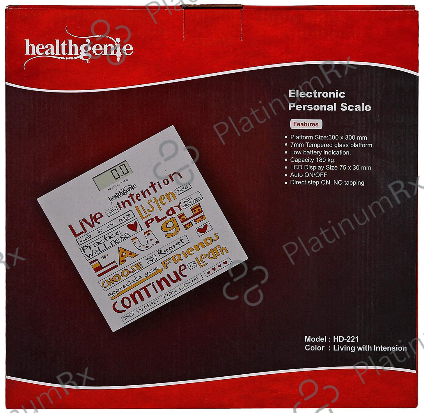 Healthgenie HD-221 Live with Intension Digital Weighing Scale