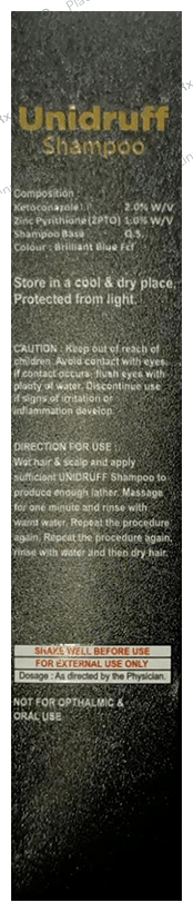 Unidruff Shampoo 60 Shampoo