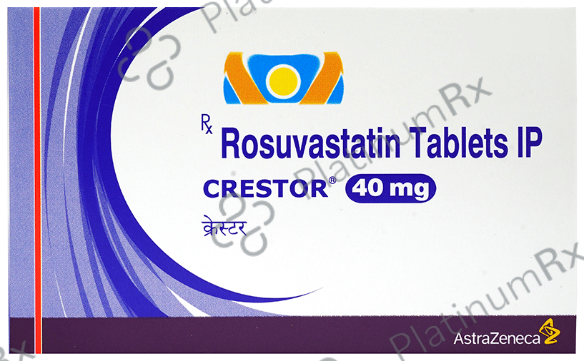 Crestor 40mg Tablet 10 tablets