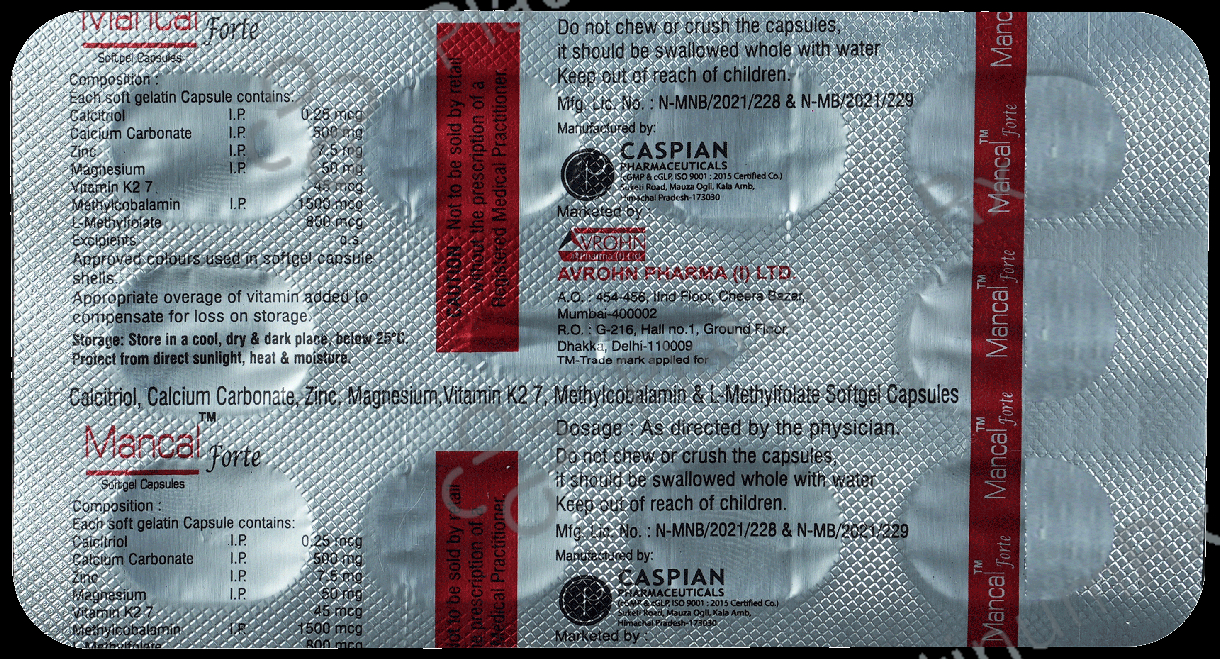 Mancal Forte Softgel Capsule