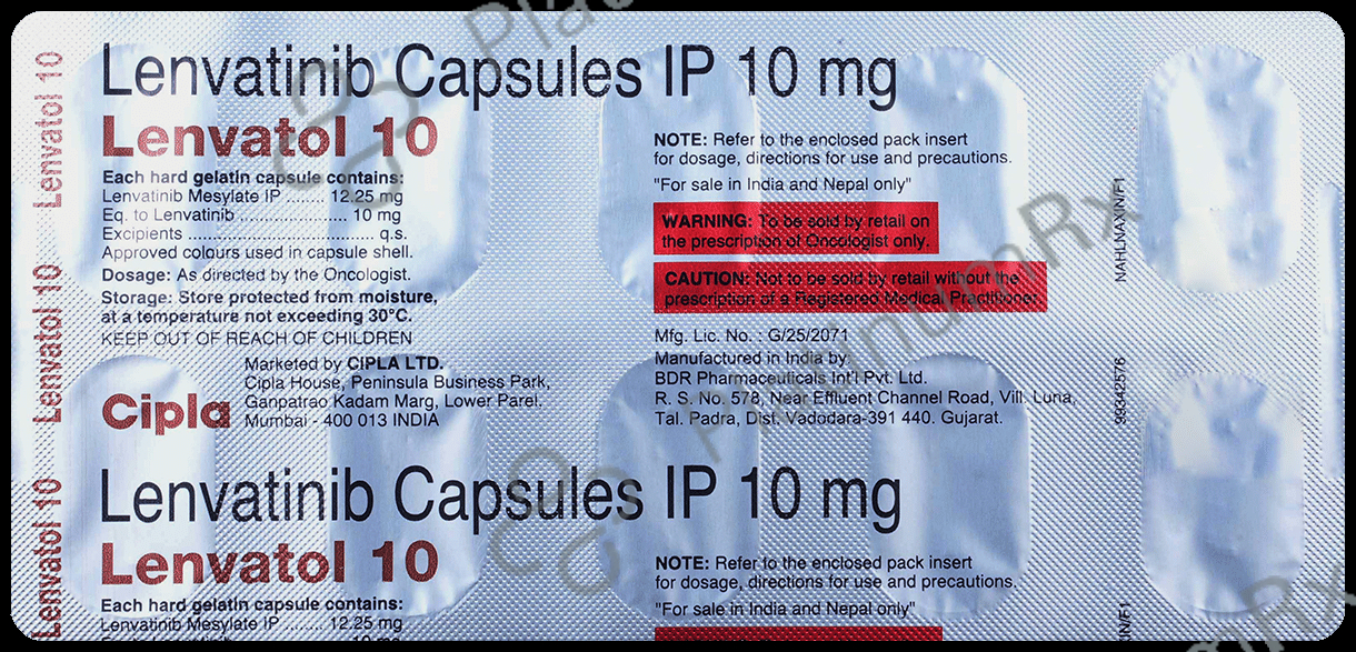 Lenvatol 10mg Capsule