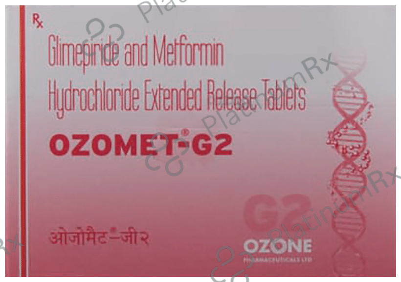 Ozomet G2 2/500mg Tablet ER 15s