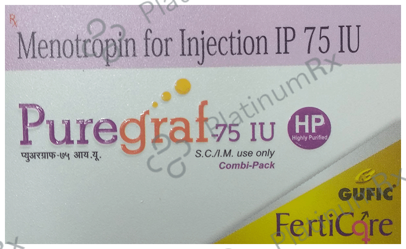 Puregraf 75IU HP Injection