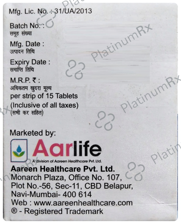 Actigaba NT 100mg/10mg Tablet 15 tablets