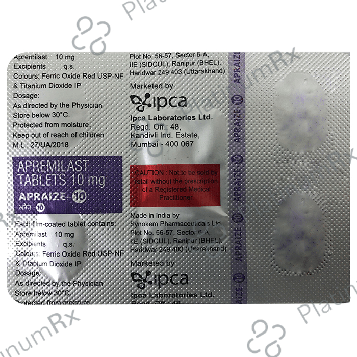 Apraize 10 Tablet