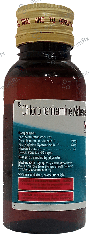 Macbery 2/5mg Cold Syrup 60ml
