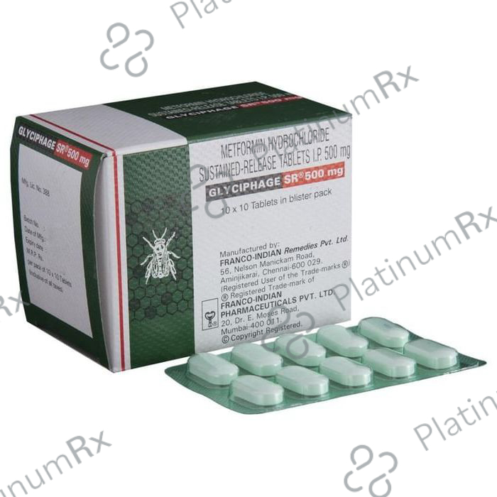 Glyciphage 500mg SR Tablet 10s