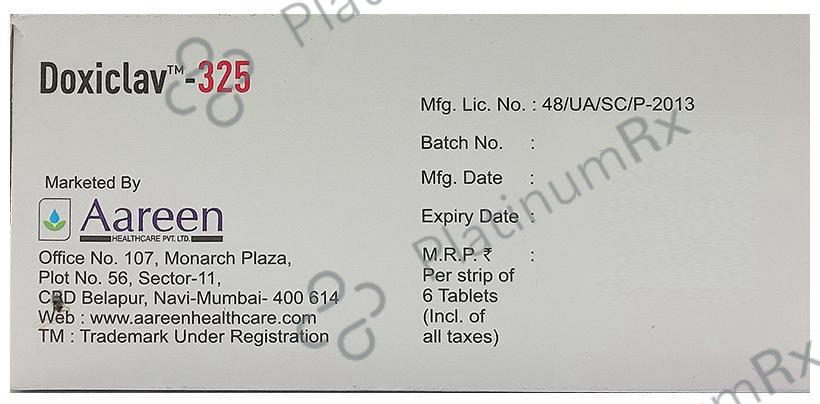 Doxiclav 325 Tablet 6 Tablet