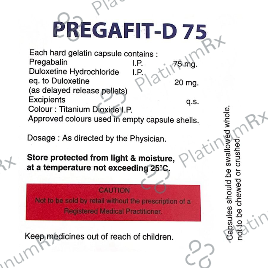 Pregafit-D 75 Capsule