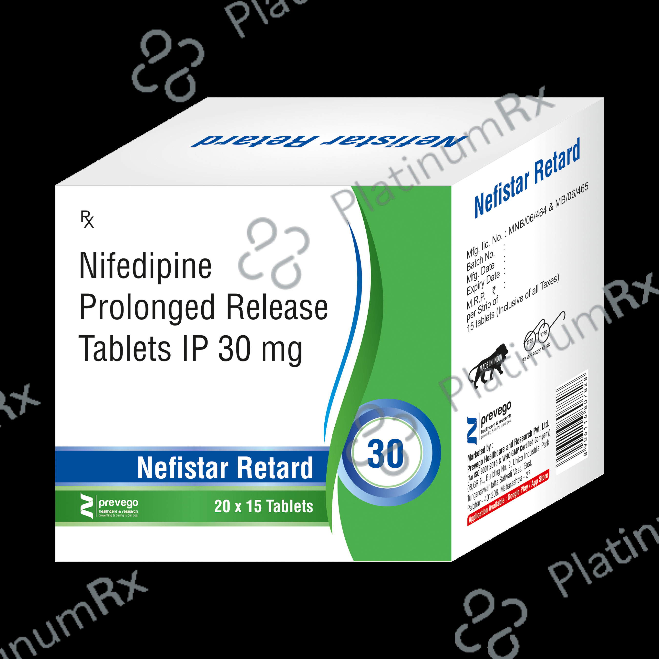 Nefistar Retard 30mg Tablet 15s