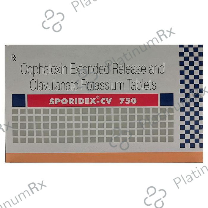Sporidex CV 750/125mg Tablet ER 10s