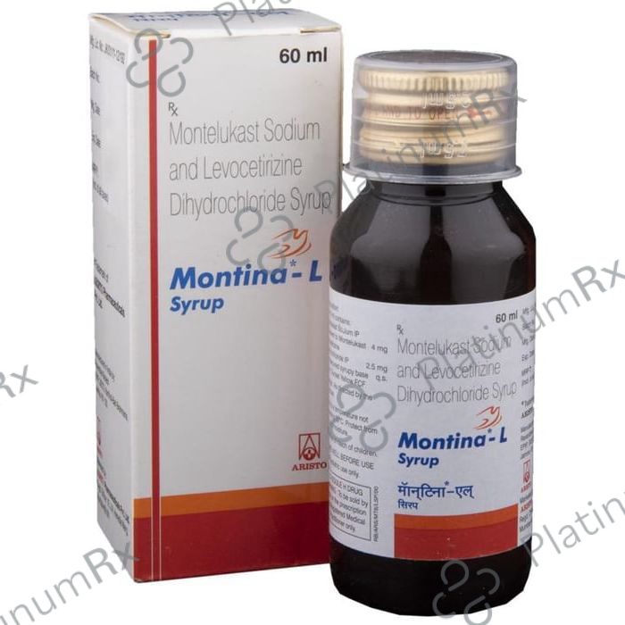 Montina L 2.5/4mg Syrup 30ml