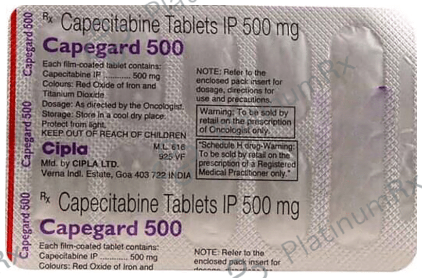 Capegard 500mg Tablet 10s