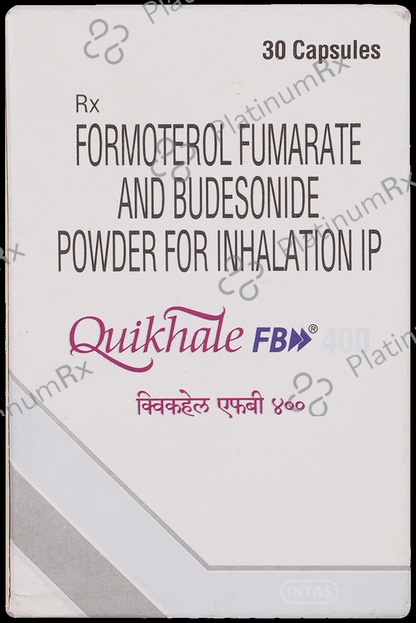 Quikhale FB 400/6mcg Capsule 30s