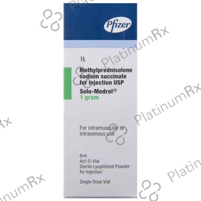 Solu Medrol 1gm Injection 8ml