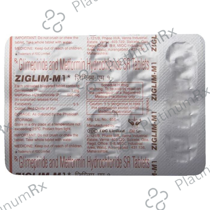 Ziglim-M1 Tablet PR 10 Tablet PR