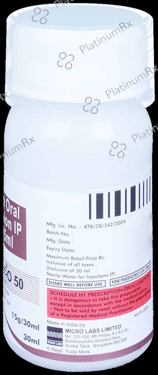 Gramocef O 50mg Dry Syrup 30ml
